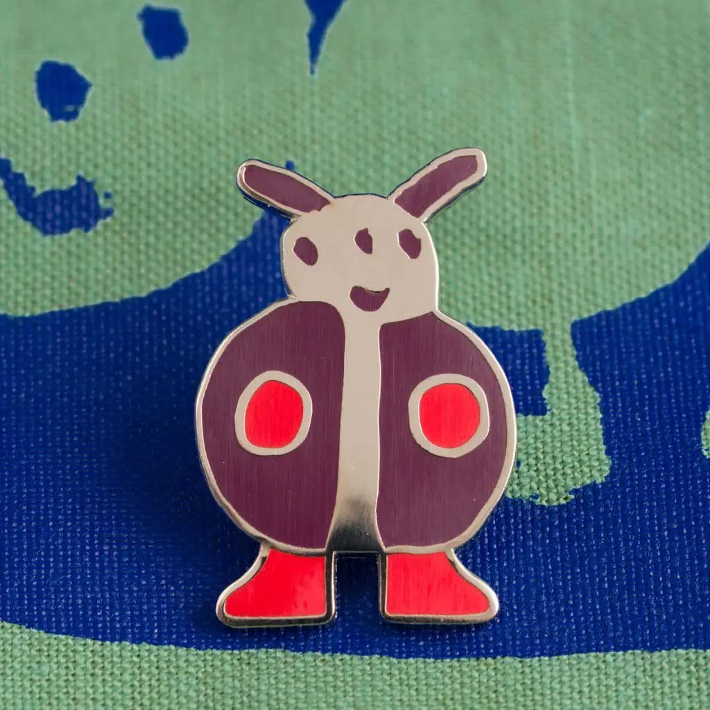 a toy animal with a heart