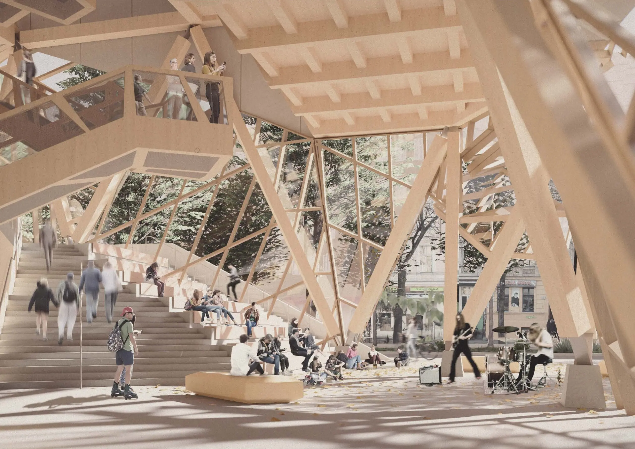 A Kaleidoscopic Symphony (Interior) by Dylan Baliski
