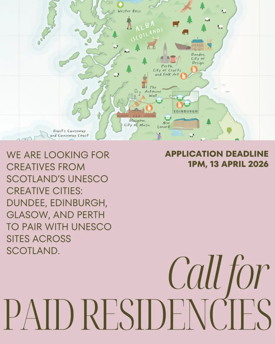 New Creative Cities Living Heritage Residency Programme Celebrates Scotland’s UNESCO Sites